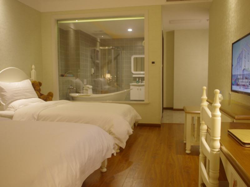 Greentree Alliance Shanghai Wanda Songjiang University Town Metro Station Hotel Esterno foto